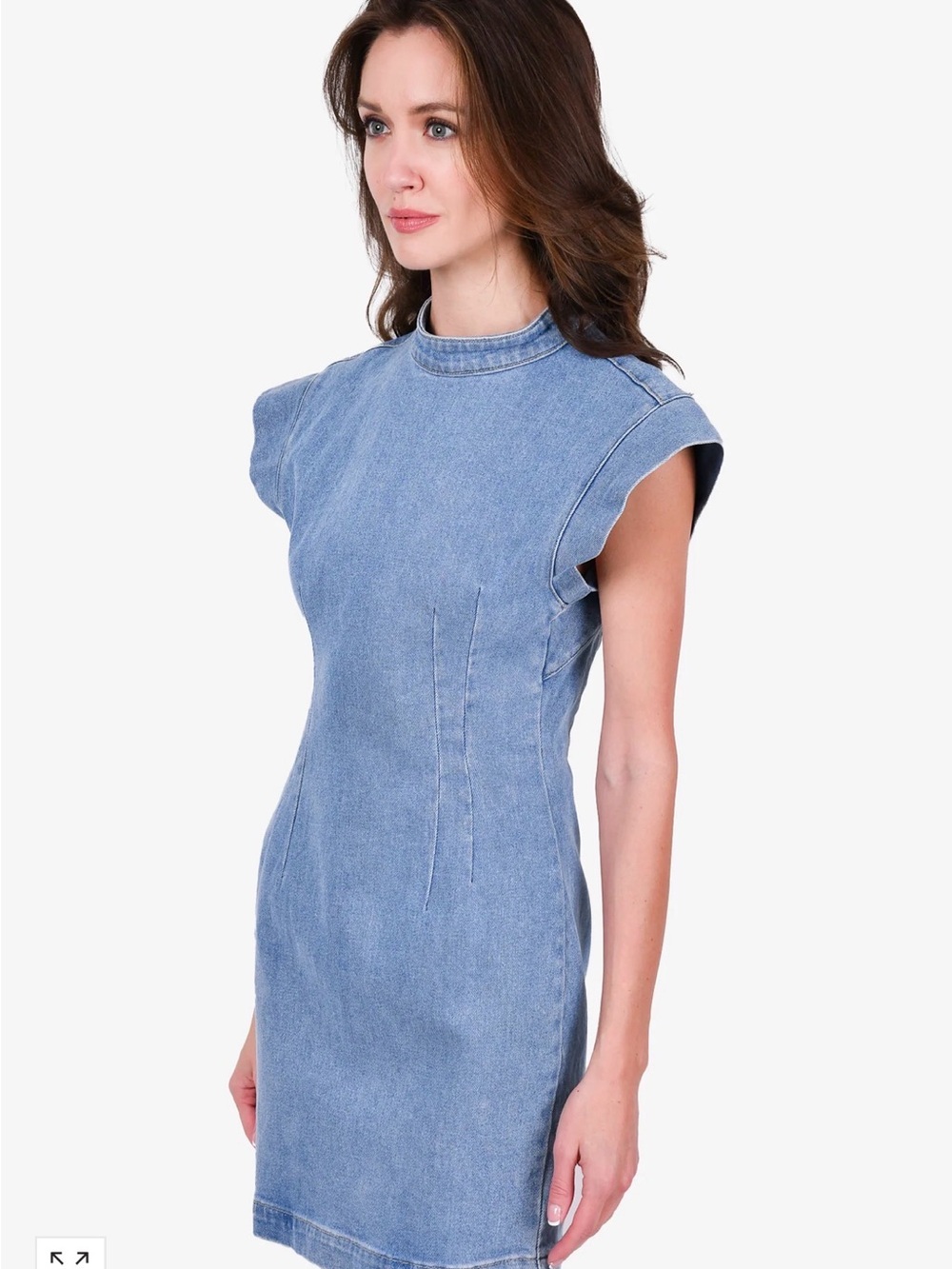 Isabel Marant Light Blue Denim Mini Dress